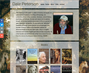 Dale Peterson, Official Biographer of Primatologist Jane Goodall