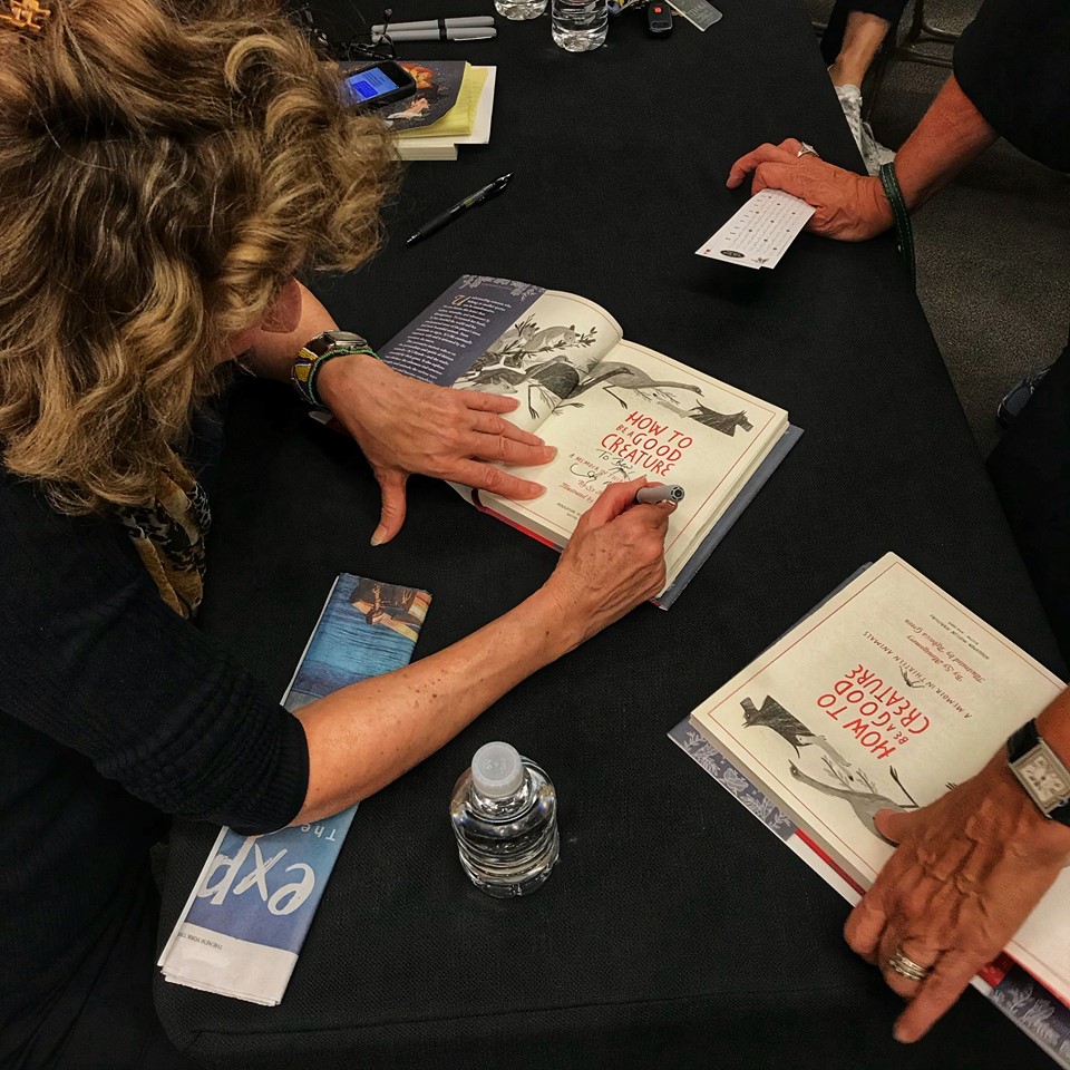 How to be a Good Creature signing