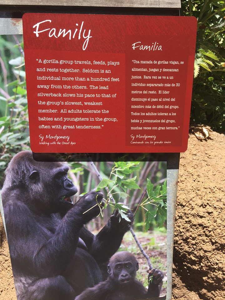 These signs are at the Los Angeles Zoo