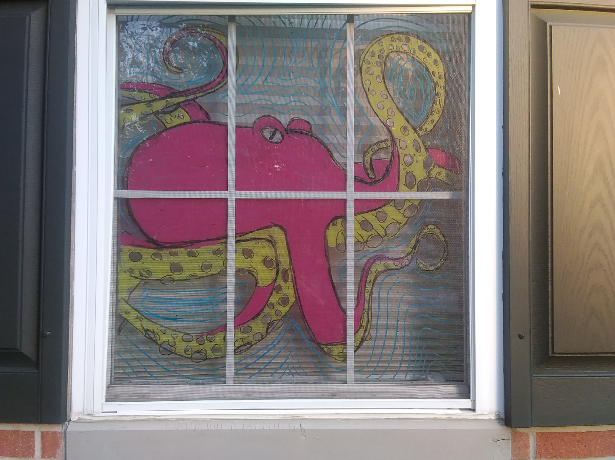 Window art by twelve-year-old Kaia M. from Plainfield, Illinois