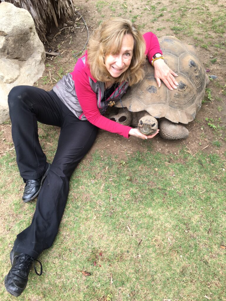 Sy Montgomery at the Turtle Conservancy in Ojai